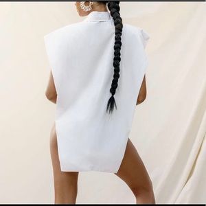 Women fashion lapel solid color hollow out hem blouse